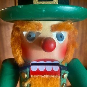 Irish St Patrick Day nutcracker. Great price. Made in Germany.
